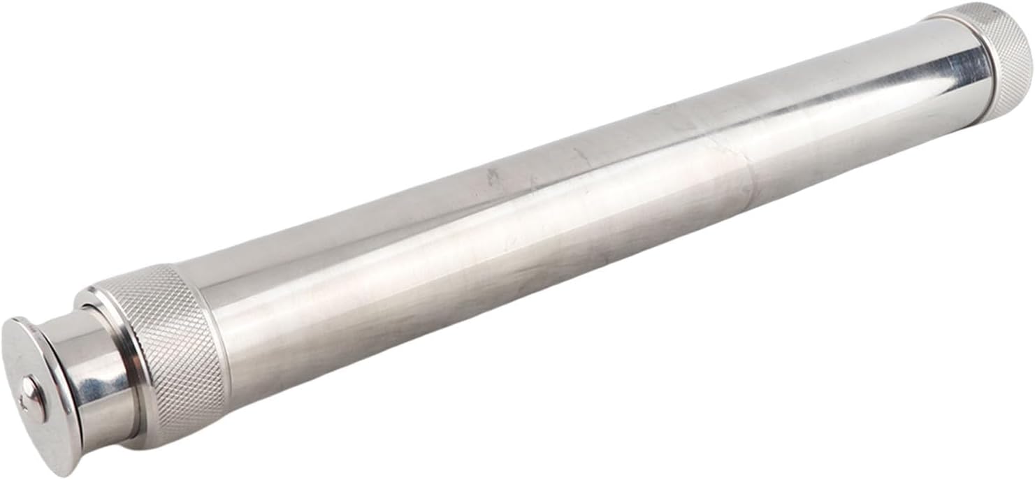 G1 DN25 Female Thread Telescopic Mushroom Fountain Nozzle, Stainless Steel Pond Sprinkler with Hemisphere Water Bell Spray for Landscape Water Features