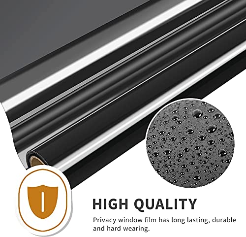 Image of SUNBIRD Window Tint Film Light Black Car Home Privacy Heat Insulation Anti-UV Office Home Glass Film (20Inch X 96Inch)