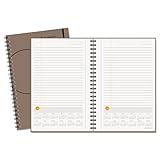 AT-A-GLANCE Planning Notebook with Reference Calendar, 6 x 9 Inches, Gray (70-6210-30)
