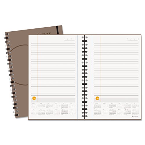 AT-A-GLANCE Planning Notebook with Reference Calendar, 6 x 9 Inches, Gray (70-6210-30)