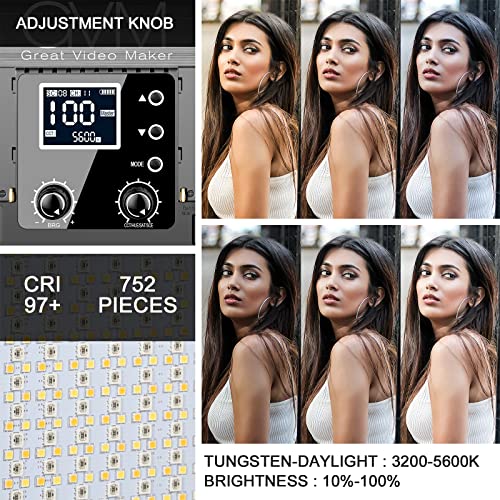 GVM 2 Pack LED Video Lighting Kit