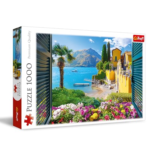 Trefl - Puzzle 1000 Teile, Blick auf den Comer See, Italien