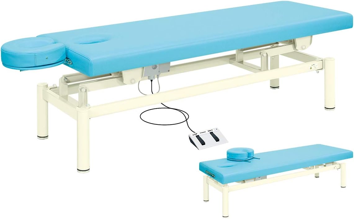 【高田ベッド 電動マッサージベッド】 電動フェスタ 幅70 長160 高45～83 グレー A001-0300/TB-232-70_