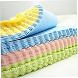 Microfibre Cleaning Cloth Glasses Cleaning Cloth Sunglasses Cleaning Cloth Camera Lens Cleaning Cloth for Glasses Sunglasses Camera Lens CDs DVDs Pdas Computer Screens 14cm x 14cm Pack of 10 - Image 5