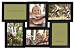 MCS Collage Frame with 6-5x7 Inch Openings, Black (45509)