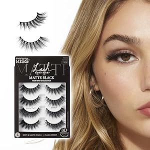 KISS Matte Black, False Eyelashes, ...