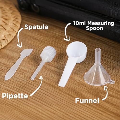 STATUS Reiseflaschen-Set | 10 Reise-Wasserflaschen | 20 x 80 ml, 2 x 50 ml & 2 x 10 ml | STBS10PCX8