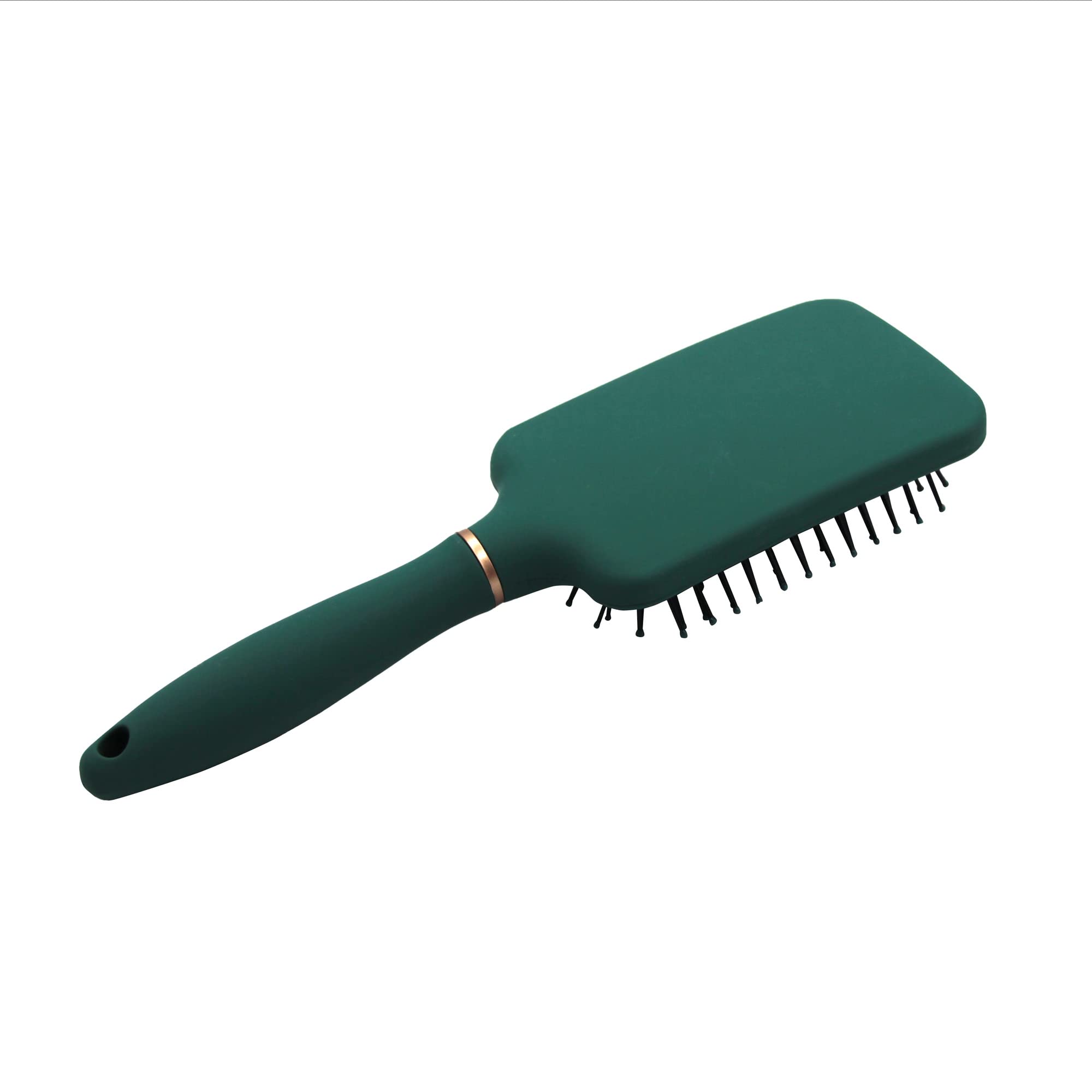 Image secondaire de Brosse à Cheveux Démêlante Glam Up Maxi Carré Vert Rose Gold