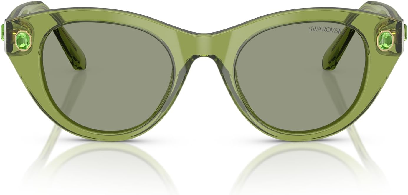 Swarovski womens Sk6025 Round Sunglasses