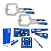 Kreg Classic 3-Inch Face Clamp, Drilling Jig, Concealed Hinge Jig, Drawer Slide Jig and Accessory Bundle