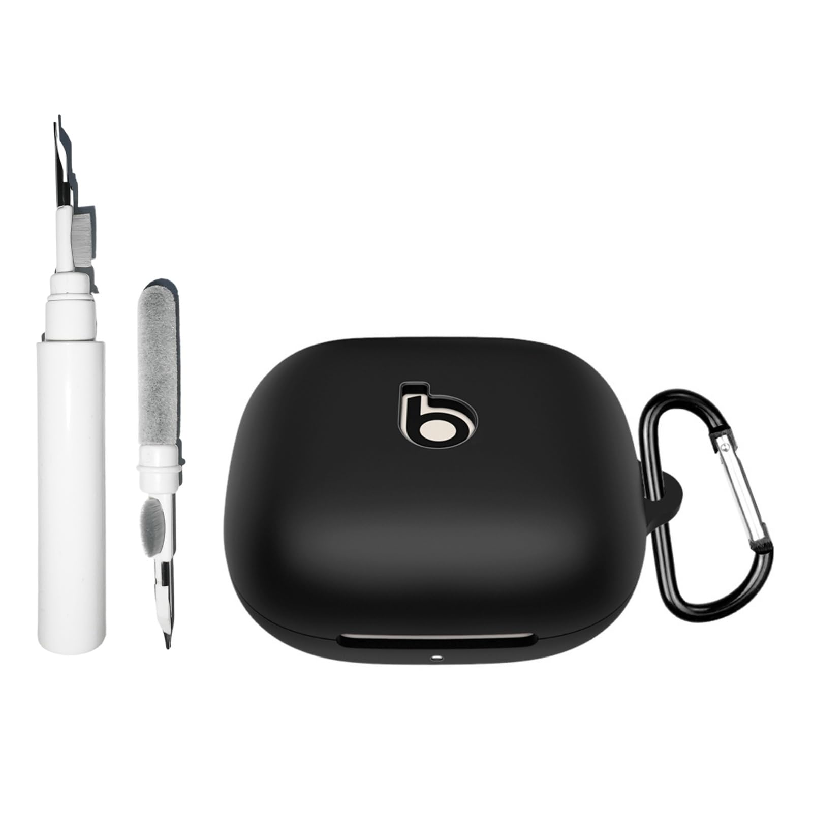 [3 in 1] Silicone Case Compatible with Beats Powerbeats Pro 2 with Keychain, Soft Resistant Shockproof Protective Case for Powerbeats Pro 2 with