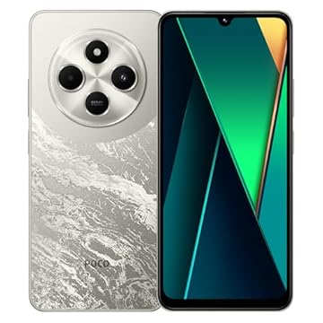 Xiaomi Smartphone POCO C75 4G 128GB/256GB 6,88 ''120Hz RAM,5160mAh batería procesador Mediatek Helio G85 50MP cám (Gold, 6GB+128GB)