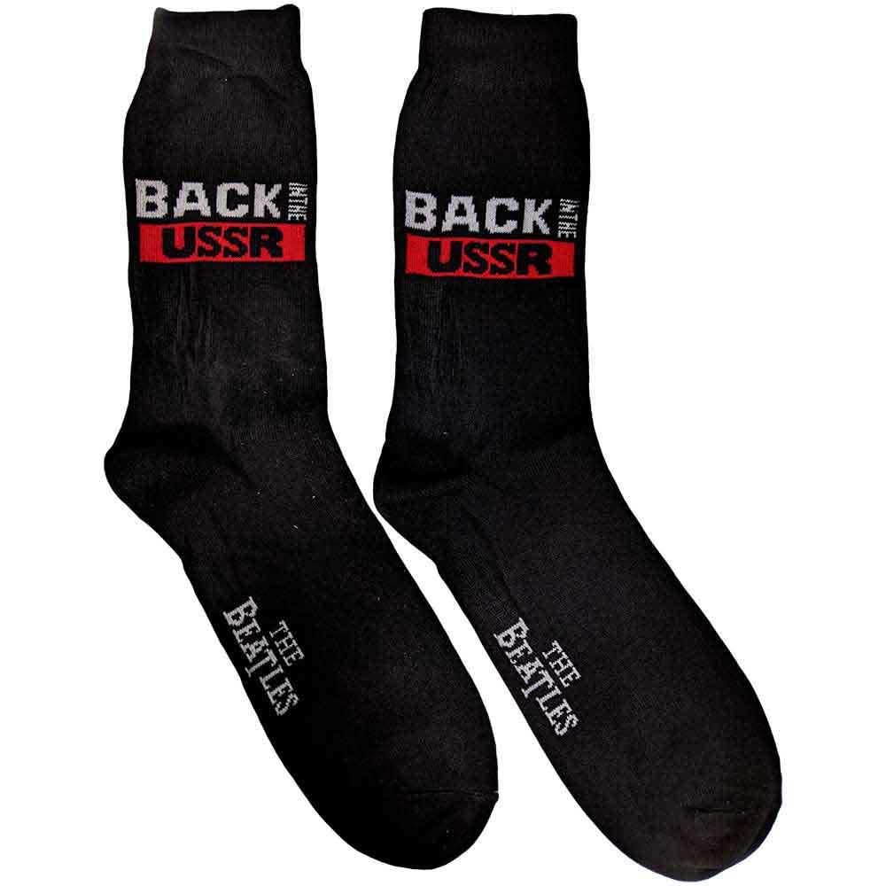 The Beatles Black - Back In The Ussr Socks