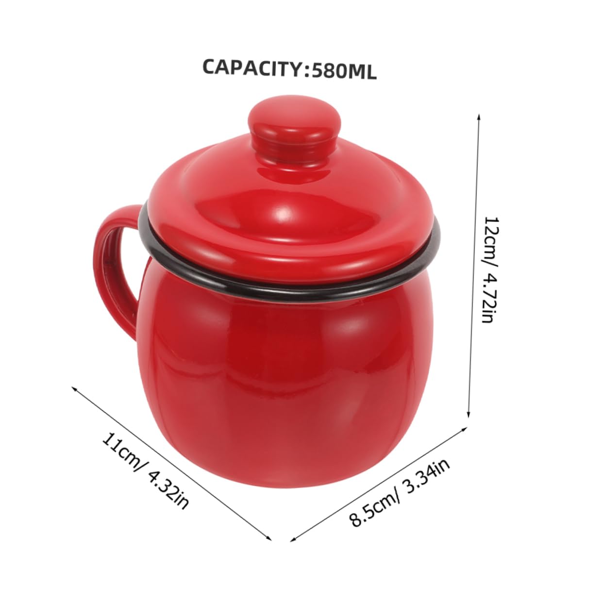 Ciieeo 2-teiliges Kürbis-tassen-set Retro-kaffee-/teetasse Mikrowellengeeignet Hart Und Glatt Für Das Home Office