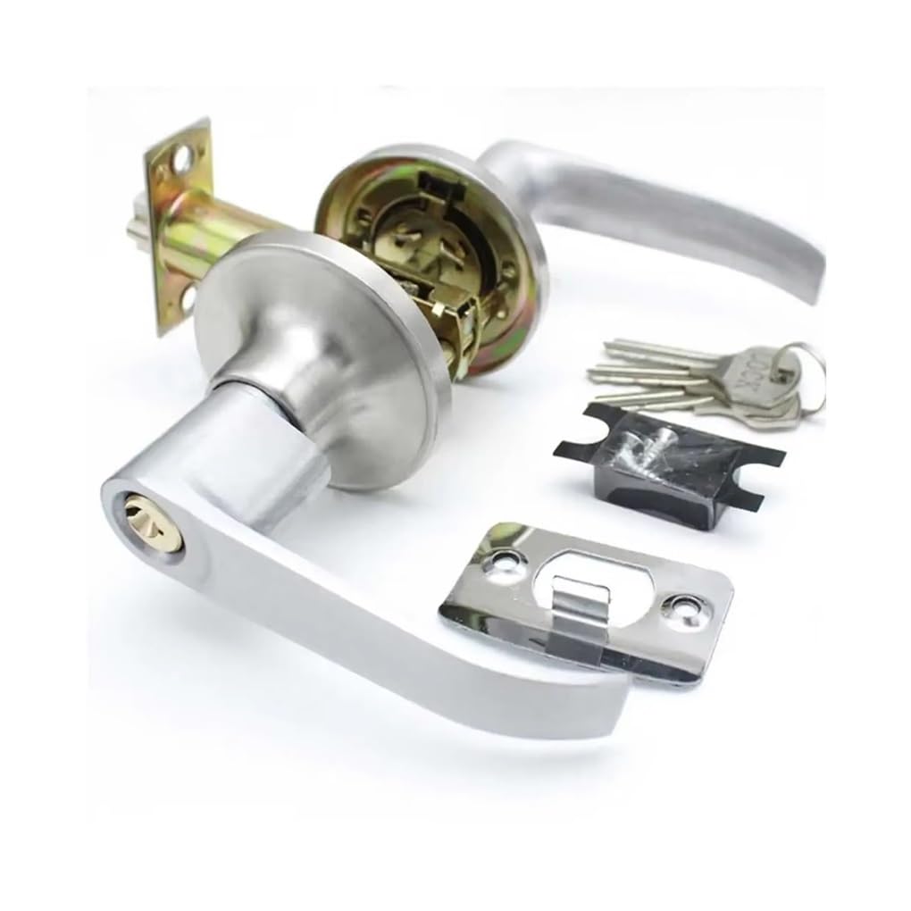 Diyouke Color 3 Aluminum Keyed Door Handle Lock Set Adjustable Latch