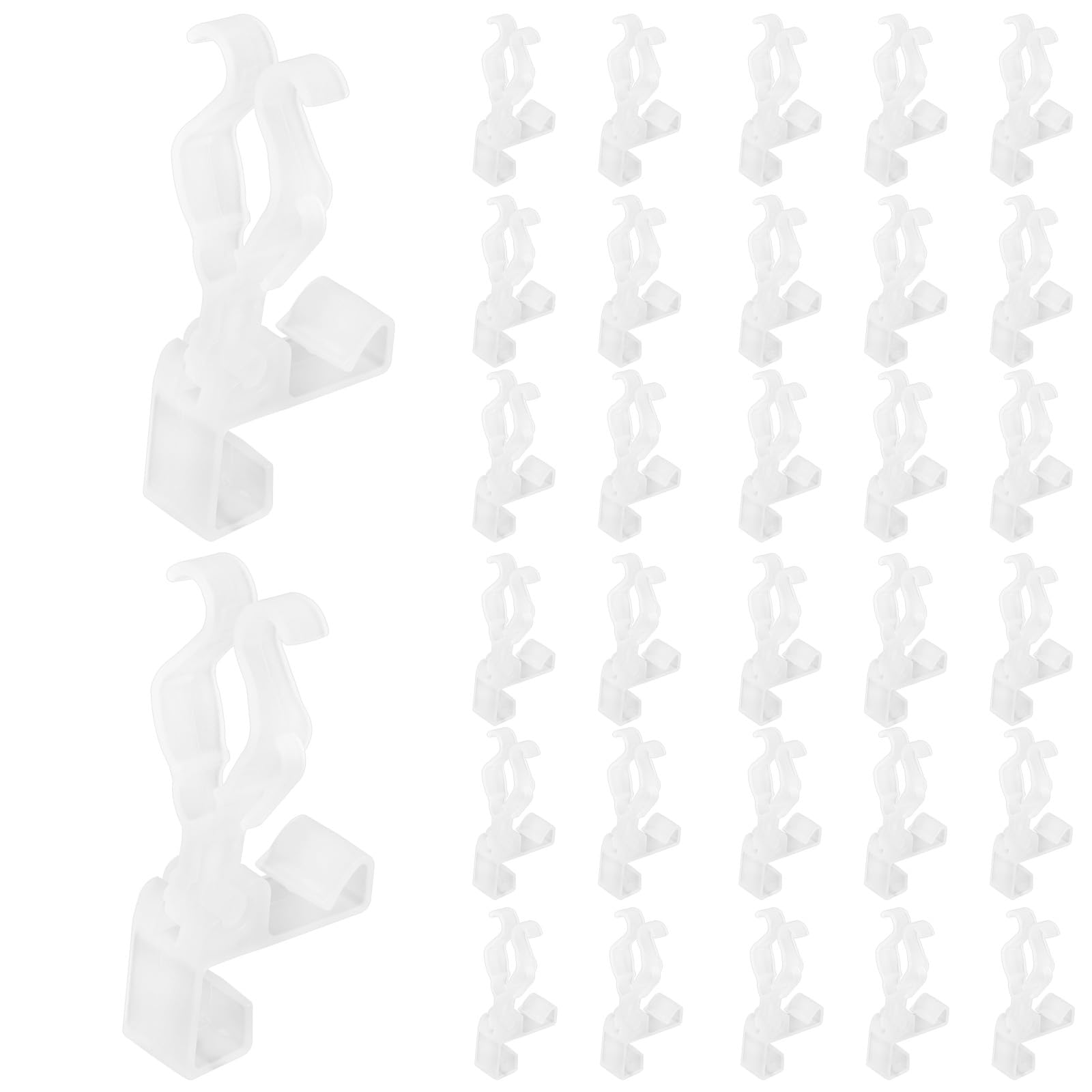 Fukaisu 30pcs Multipurpose C7 C9 Gutter Light Clips