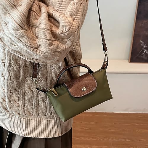 Women's Fashion Colorblock Mini Crossbody Bag, Handbags Purses with Adjustable Strap, Solid Color Square Purse4