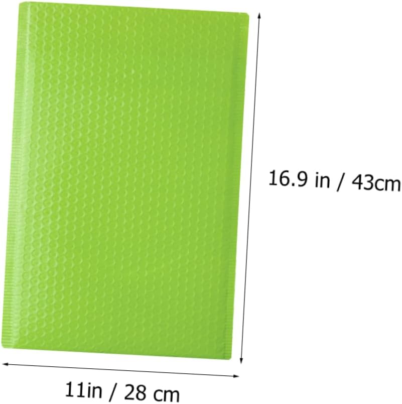 LALAFINA 20pcs Bubble Bag Thickened Shockproof Packing Pouches for Clothing Matte Film Design Po Material for Shipping and Storage