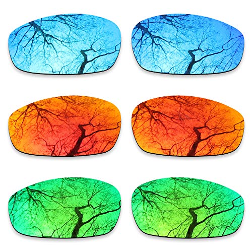 ToughAsNails 3 Pair Polarized Replacement Lenses for Oakley Split Jacket Pack-IFE4
