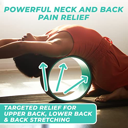 image for Zenocity Yoga Wheel 13 '' - Yoga Back Roller - Yoga Wheel for Stretchi
