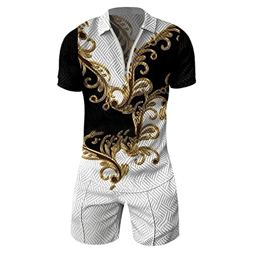 Survêtement homme 2 pièces coton avec sweat à capuche et bas de jogging sport automne A74