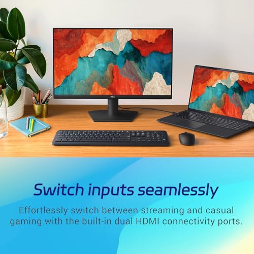 Image of Dell 24 inch Monitor, FHD (1920 x 1080), IPS Display, 144Hz Refresh Rate, AMD FreeSync, 1ms MPRT, Anti-Glare Screen, for Home Office & Gaming, 2 X HDMI 1.4, Ultra-Thin Bezel, VESA, Tilt Adjustable