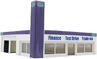 Vista 1 de Outland Models Escenario para coches modelo Edificio de concesionarios de automóviles Escala 1:64 S