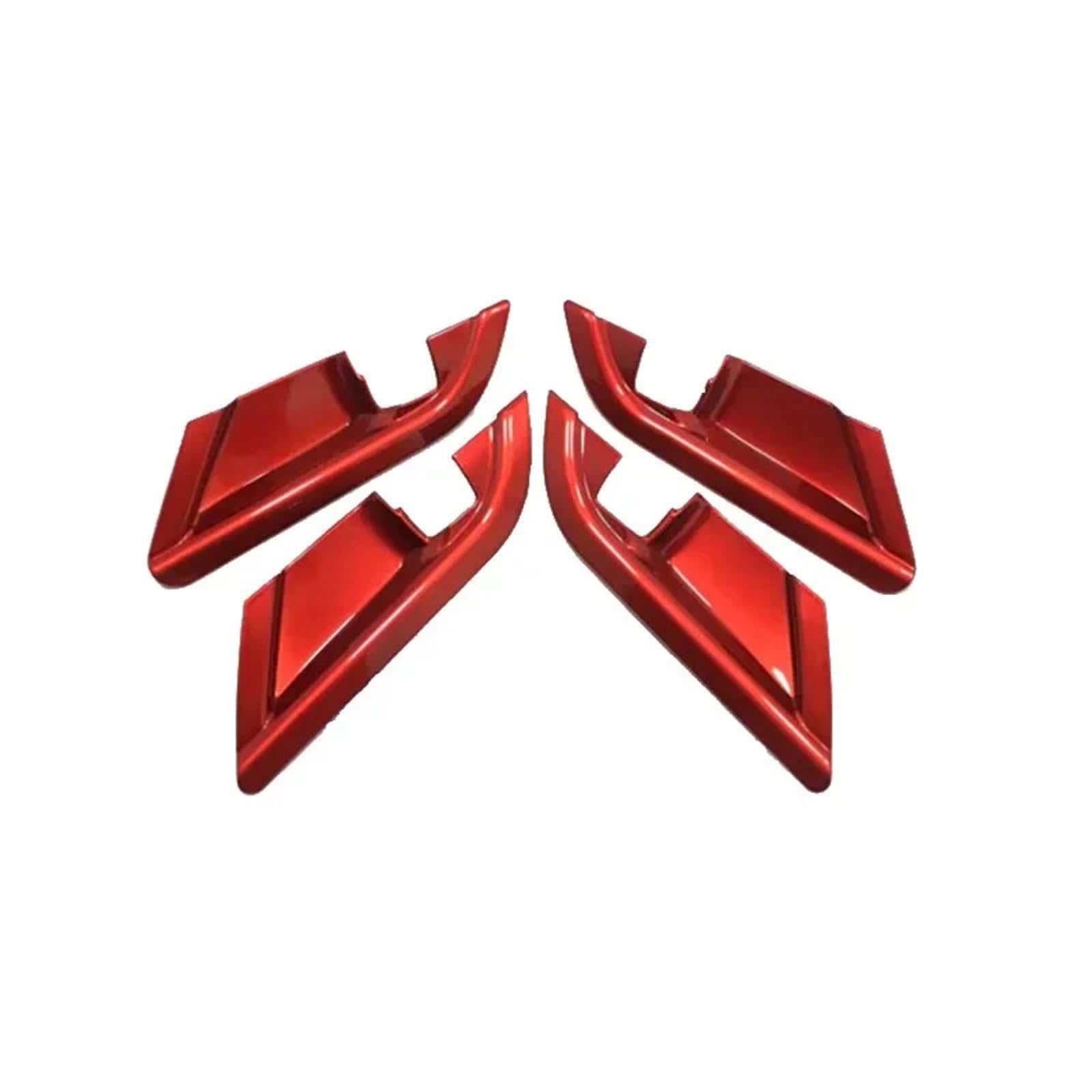 Pokngbi A Red Car Door Handle Abs Car Styling Inner Door Handle Bowl Covers Trims Stickers Fit For Toyota Fit For Camry Xv70 2018-2023(A Red)