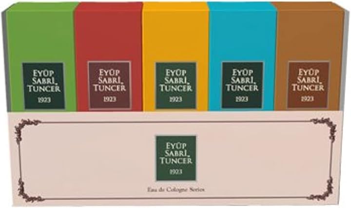 Eyüp Sabri Tuncer Silindir Cam Şişe Kolonya 5 Li Set (5 x 16 ml)