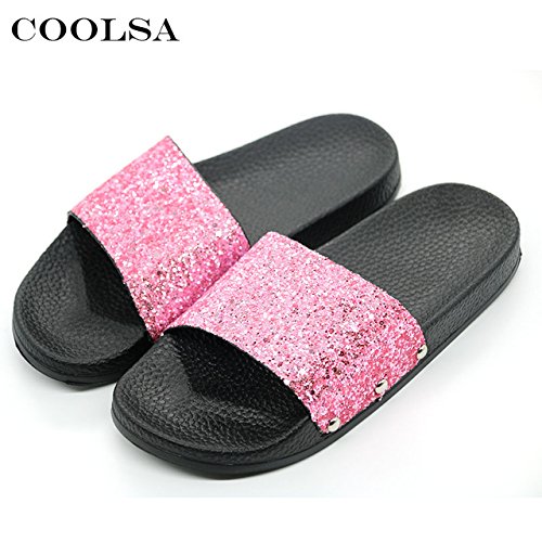 pink name brand slides