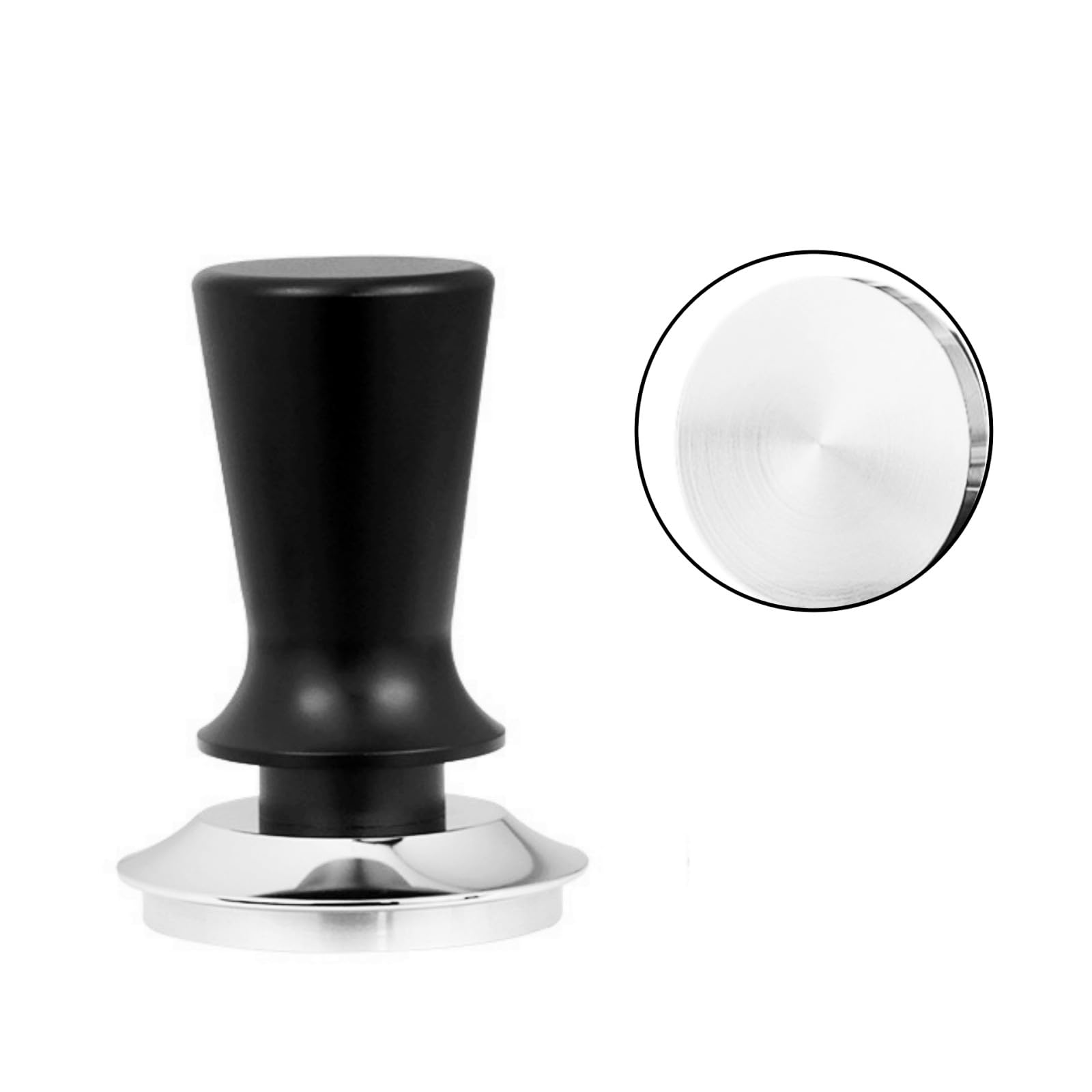 Espresso Tamper, Coffee Tamper 58mm Espresso Hand Tamper 30lbs Stainless Steel Base Tamper Espresso Spring-loaded Tamper for Barista Home