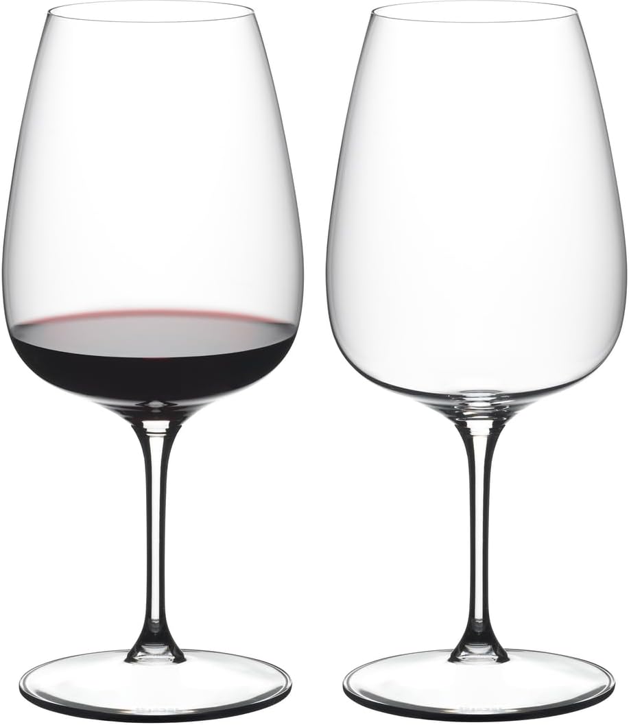 Riedel Grape Wine Glass for Cabernet or Merlot Wines and Crafted Cocktails (2-Pack)