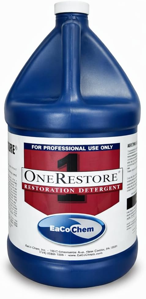 Eaco Chem OneRestore - One Answer for Many Surfaces - Clean Limestone, Brownstone, Unpolished Marble, Concrete, Brick, Block, Terracotta and More! - 4 Gallon Case