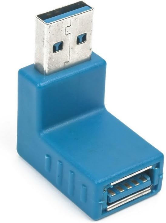 Generic USB 3.0 A Male to Female Port Saver 90 Degree Right Angle Adapter Plug