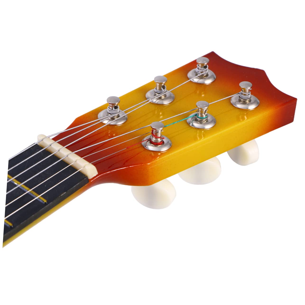 VANZACK Wooden Guitar for Educational Musical Instrument for Boys and Present for Music Cognition Development Sun Color