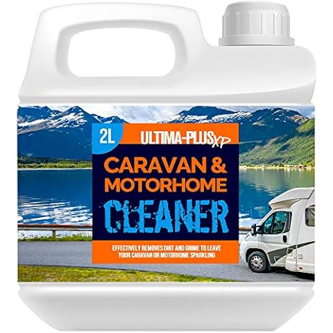 ULTIMA-PLUS XP Caravan and Motorhome Cleaner - Removes Algae, Black Streaks, Dirt, Grime and More - Easy to use Formula (2 Litres) Cover
