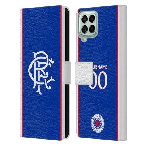 Étui en Cuir Rangers FC Samsung Galaxy M33 Housse de Protection Premium aux Finitions Soignées