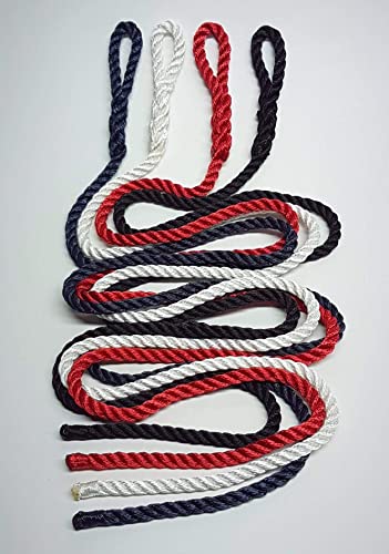 Corde de garde-boue 8 mm 1 m 3 brins polyester épissé cousu - 3