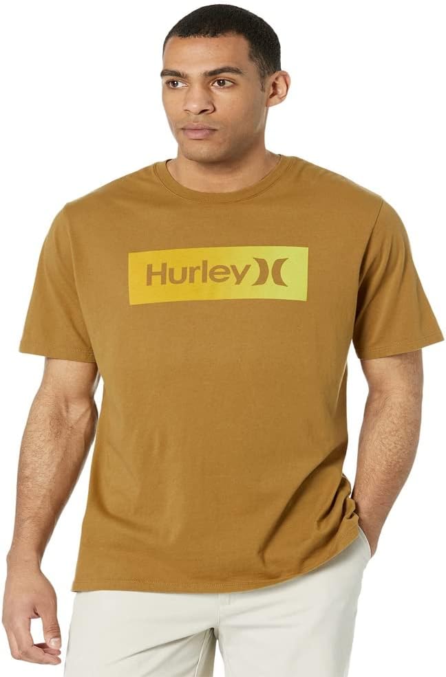 Hurley One & Only Boxed Gradient Short Sleeve Tee Golden Doodle SM