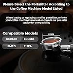 IKAPE Espresso 51mm Portafilter, 3 Ears Coffee Portafilter with Silicone Handle, Compatible with 51mm Delonghi EC0680, EC0685, SMEG & EUPA Coffee Machines - Image 2