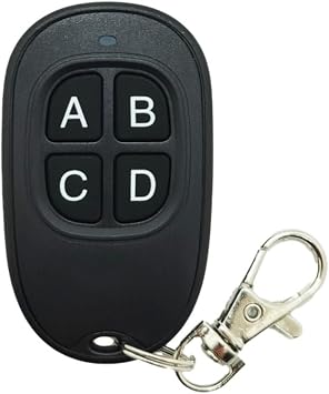 Universal Copy Remote 433.92mhz Remote Cloner ABCDBlack