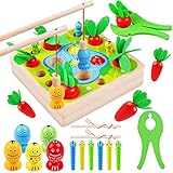 【Material seguro】 Este juguete montessori hecho de madera de pino natural de Nueva Zelanda con barniz a base de agua. No tóxico y duradero, borde liso y liso. 100% seguro para su hijo.