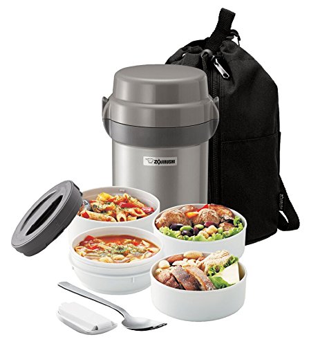 Zojirushi Mr. Bento Stainless Steel Lunch Jar, Silver #TOP1