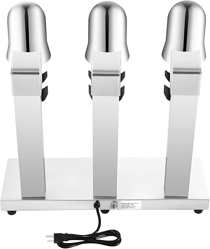 Miniatura 3 de Máquina de batido de leche, máquina de batido de 3 cabezales con 6 tazas, 110 V60 Hz 18000 rpm máquinas de batido de leche de acero inoxidable,