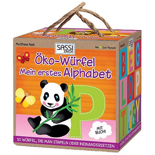 Preisvergleich Produktbild Sassi 9788868602055 - Öko-Würfel Mein erstes Alphabet