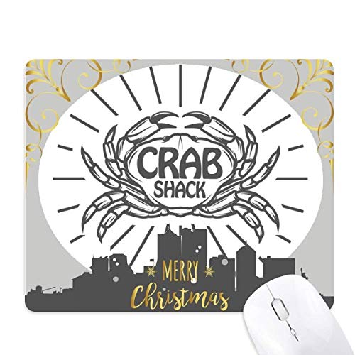 Tapis de souris crabe en caoutchouc antidérapant pour une glisse fluide et précise