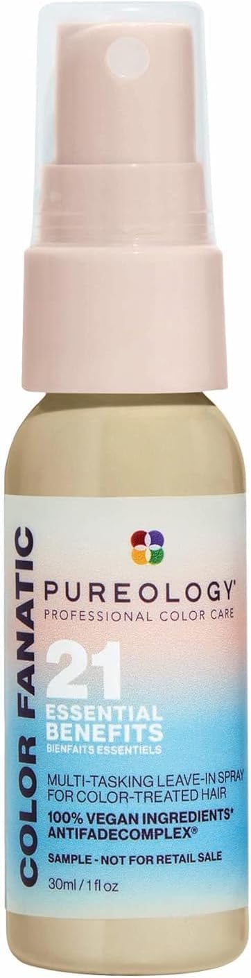 Pureology Color Fanatic Leave-in Conditioner Hair Treatment Detangler Spray | Protects Hair Color From Fading | Heat Protectant | Vegan | 1 Fl Oz