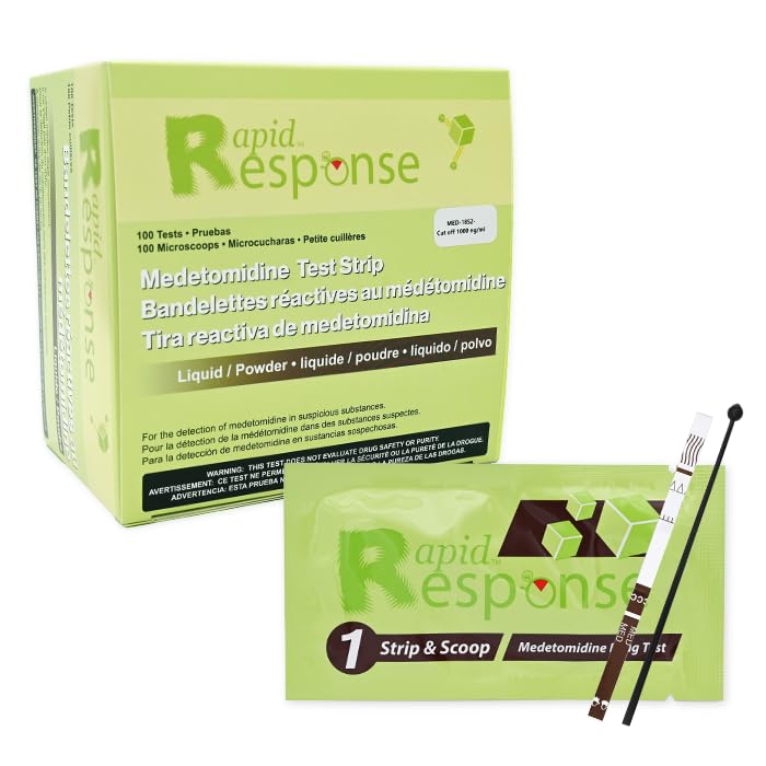 BTNX Rapid Response Medetomidine Test Strips (Liquid/Powder) - 100 Tests
