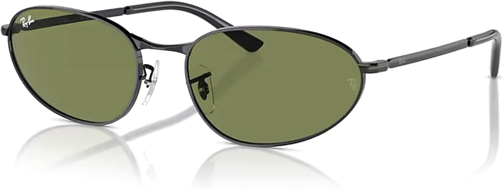 Ray-Ban RB3734 Oval Sunglasses for Men for Women +BUNDLE with ACCESSORY EYEWEAR KIT