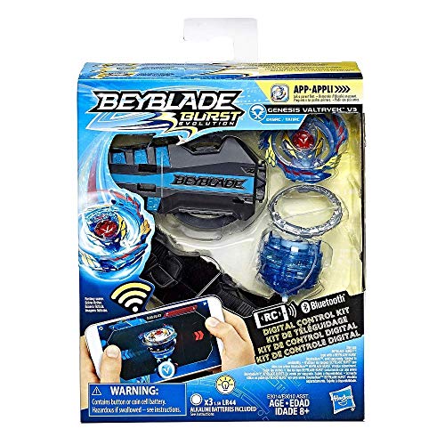 Beyblade- Peonza E3014, Color Azul